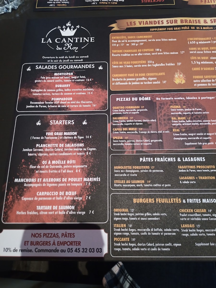 Menu La Cantine Du Roy-4