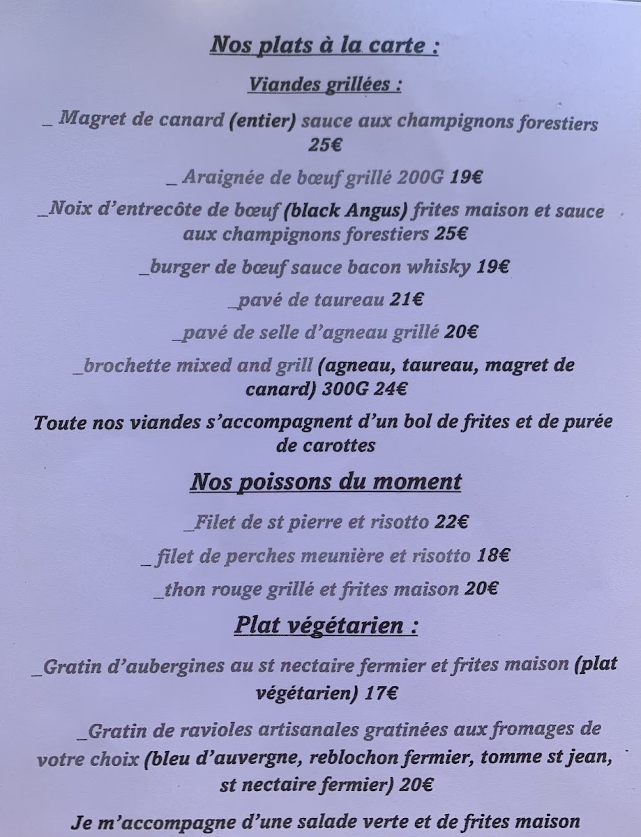 Menu La Cantine-1