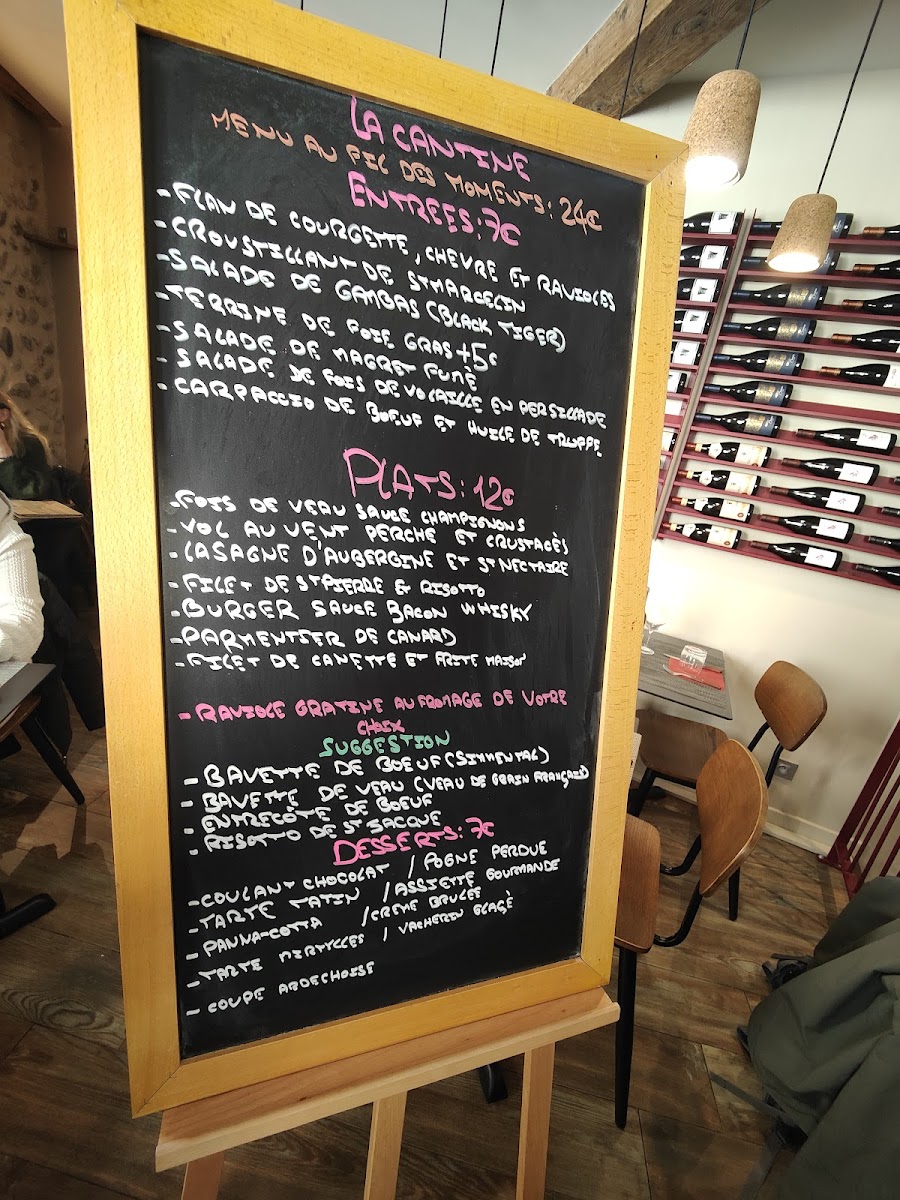Menu La Cantine-7