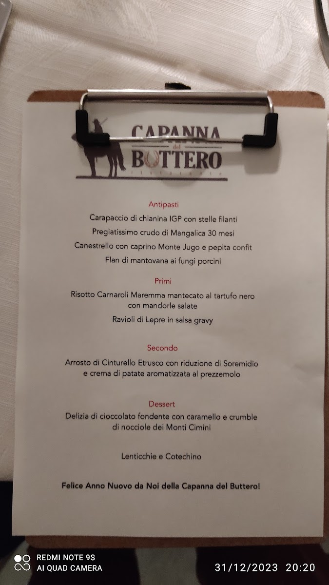 Menu La Capanna Del Buttero-1