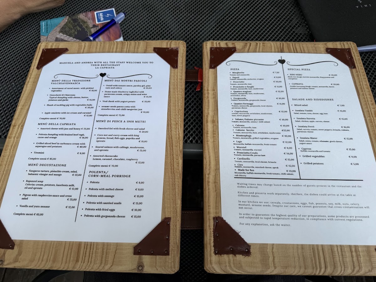 Menu La Capriata-1