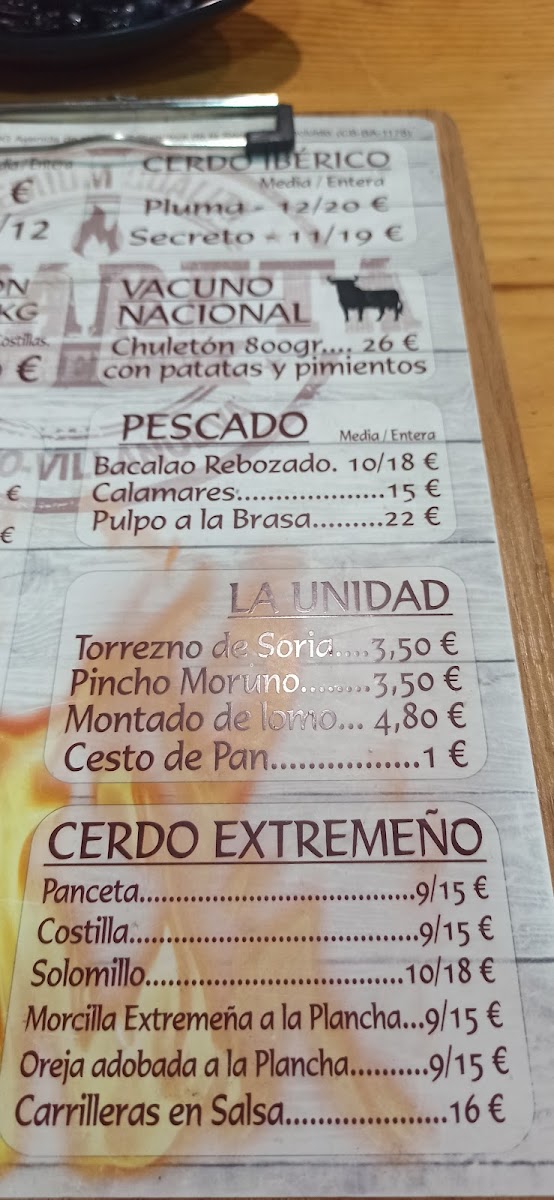 Menu La Careta Extremeña-3