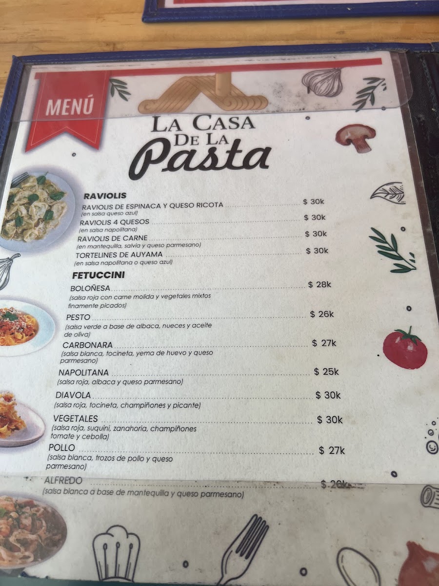 Menu La Casa De La Pasta-3