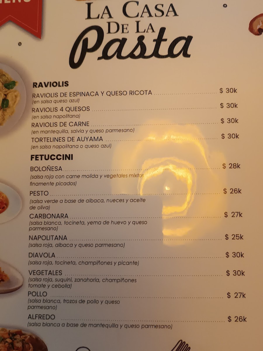 Menu La Casa De La Pasta-5