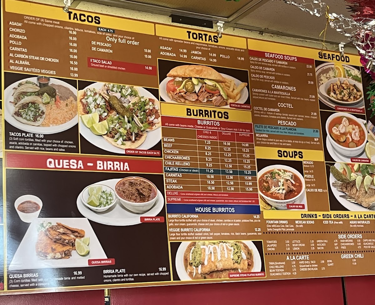 Menu La Casa Del Burrito-1