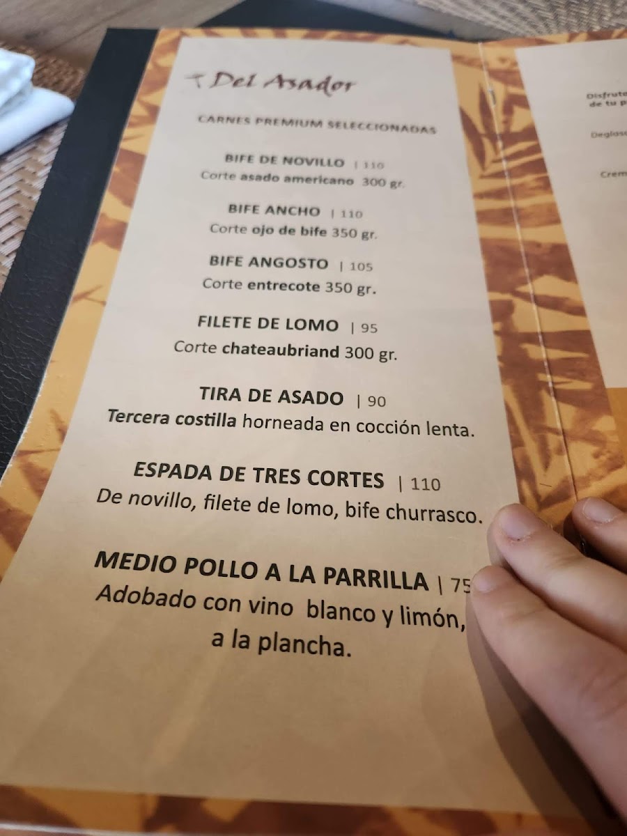 Menu La Casa Del Camba - Restaurant- La Paz-1