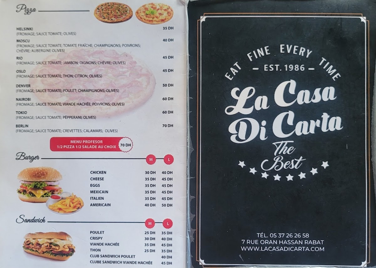 Menu La Casa Di Carta-5