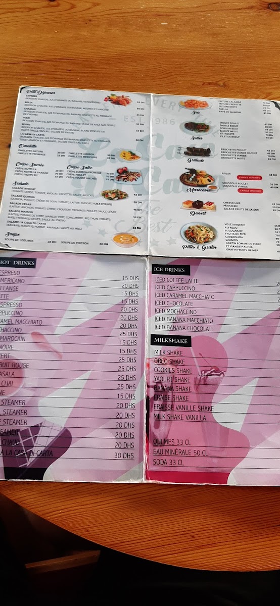 Menu La Casa Di Carta-9
