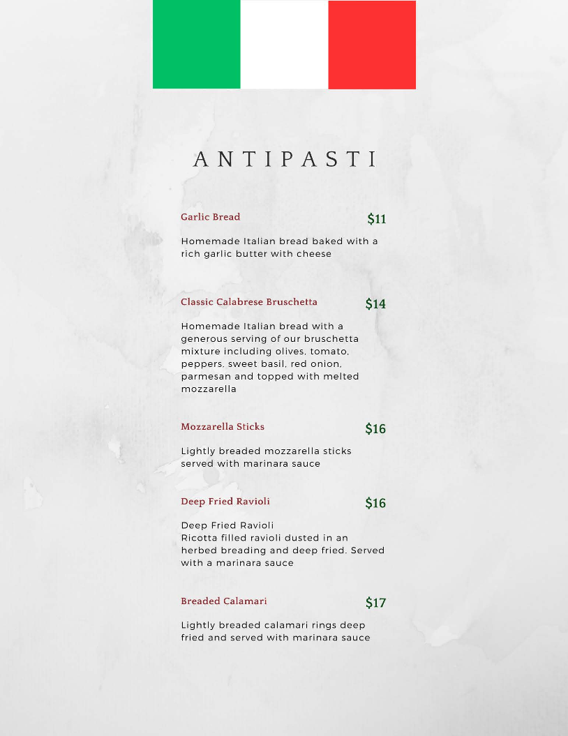 Menu La Casa Nostra Ristorante-3