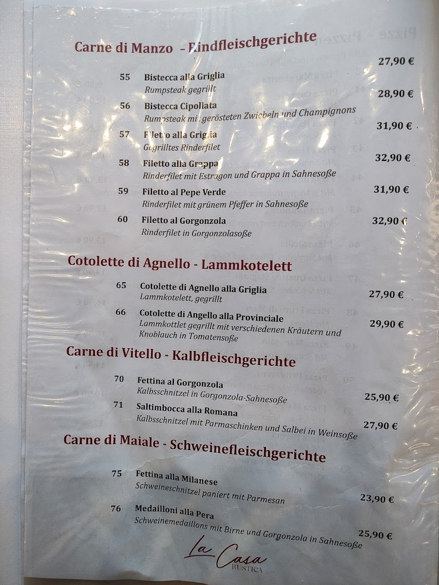 Menu La Casa Rustica-1