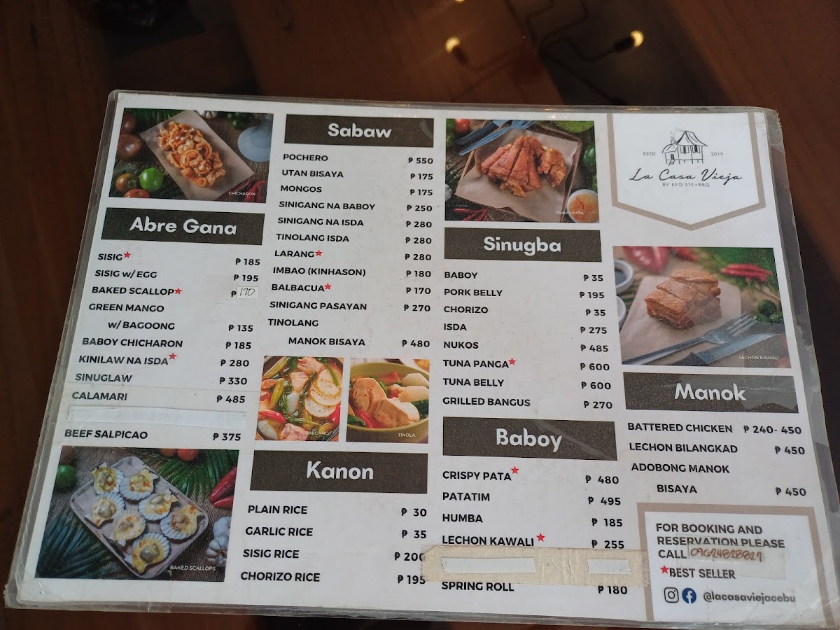 Menu La Casa Vieja-2