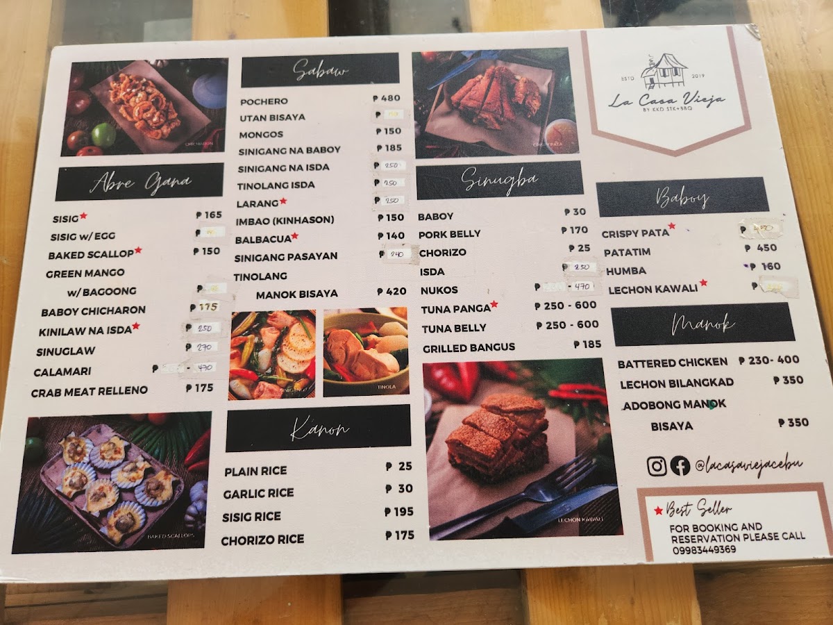 Menu La Casa Vieja-3