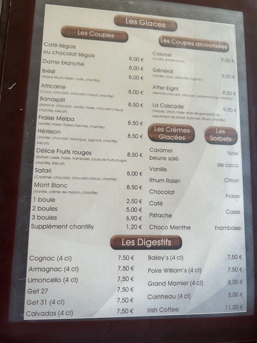 Menu La Cascade-1