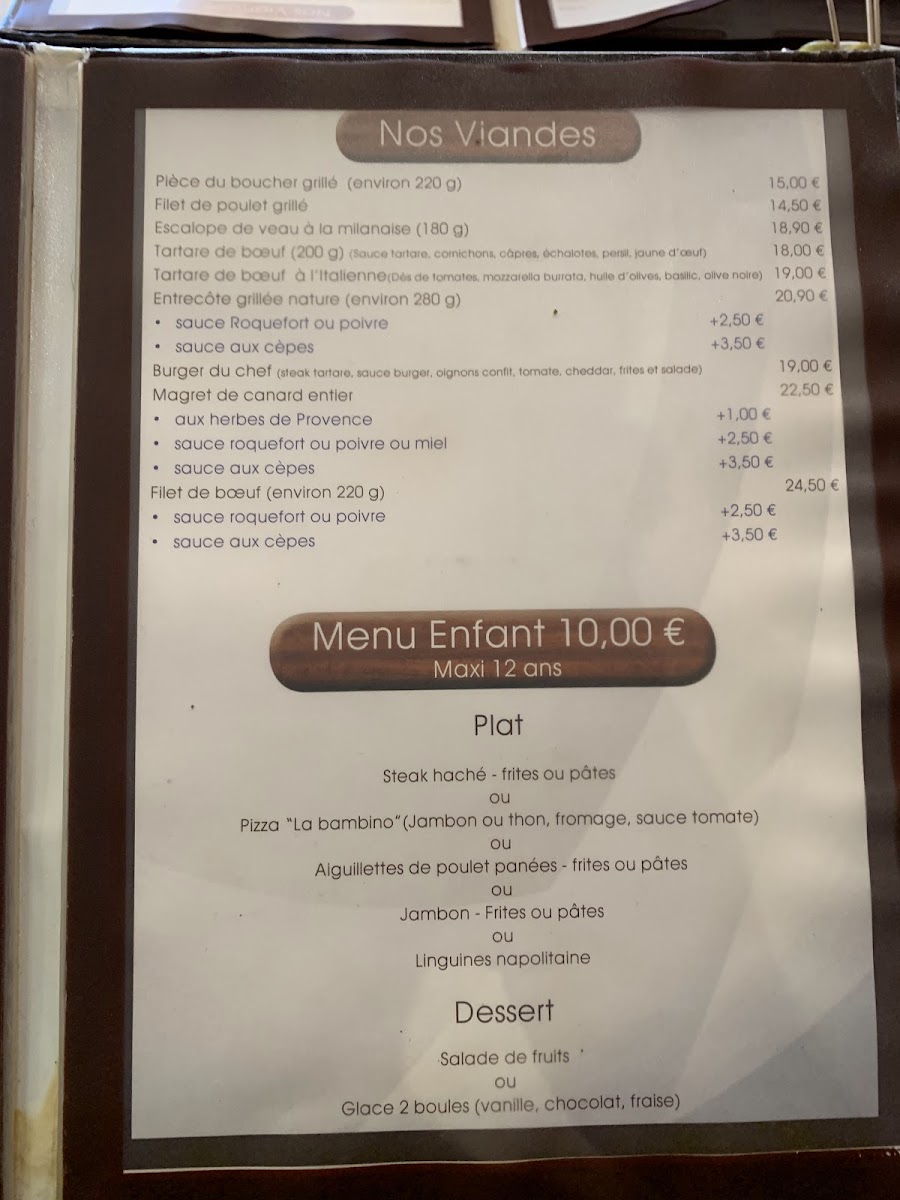 Menu La Cascade-5