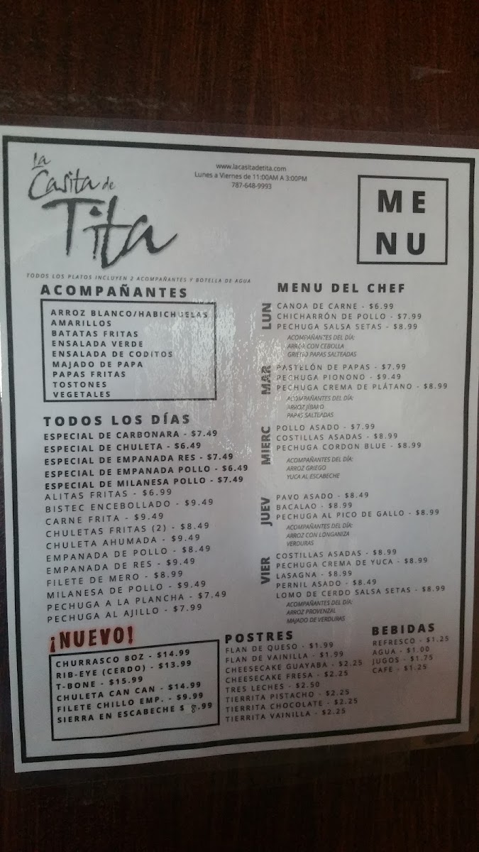 Menu La Casita De Tita-3