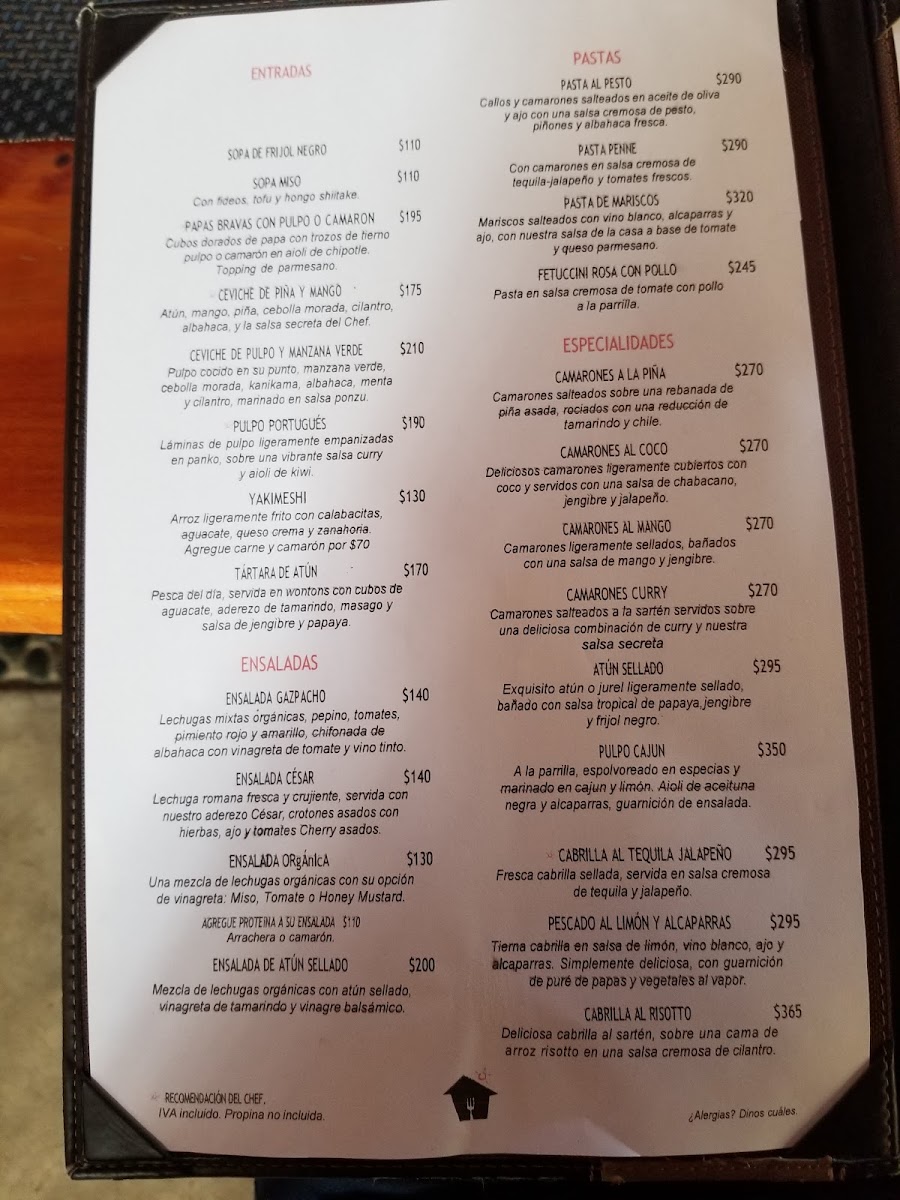 Menu La Casita Restaurant Bar-4