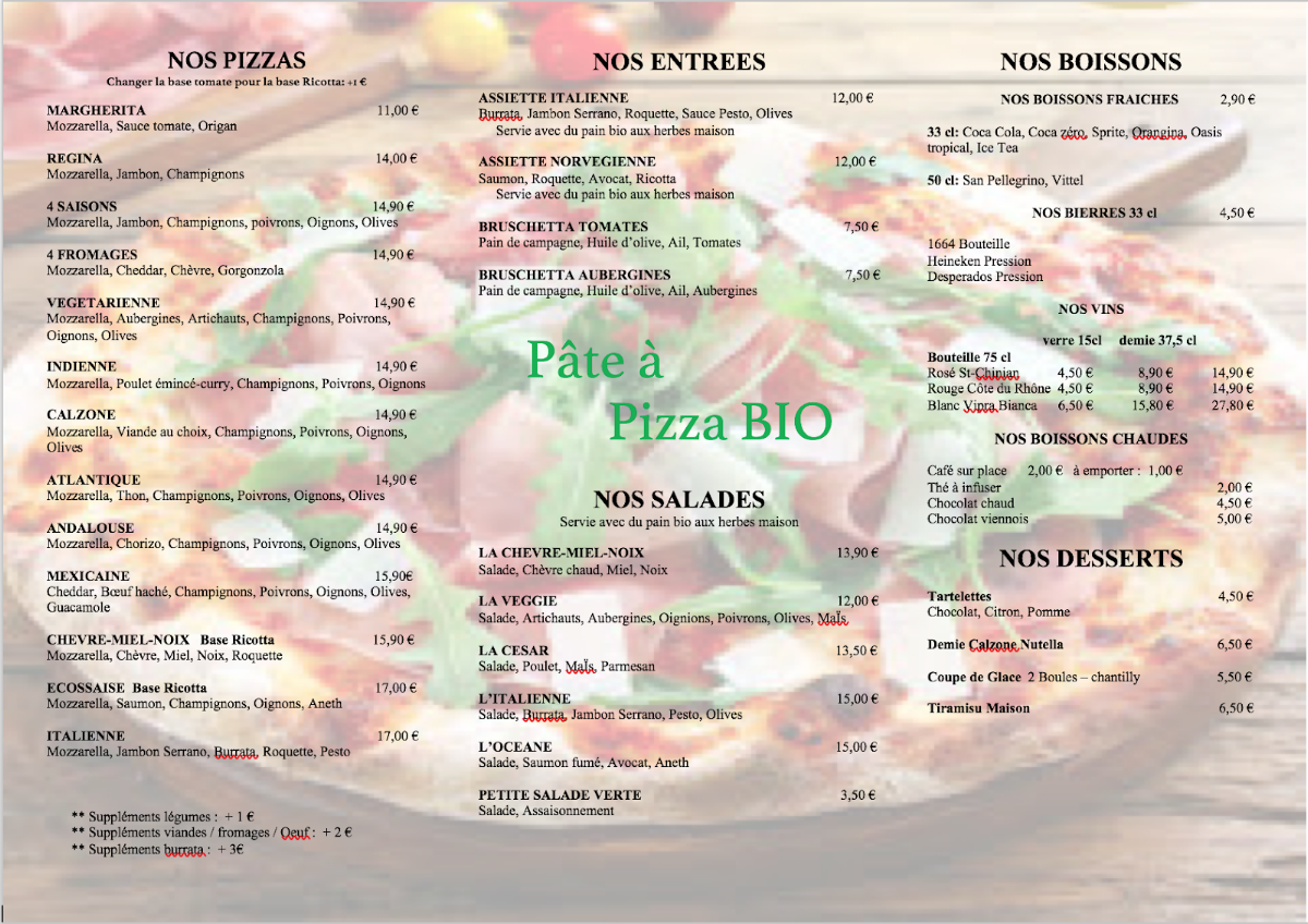 Menu La Caz'à Pizza-1