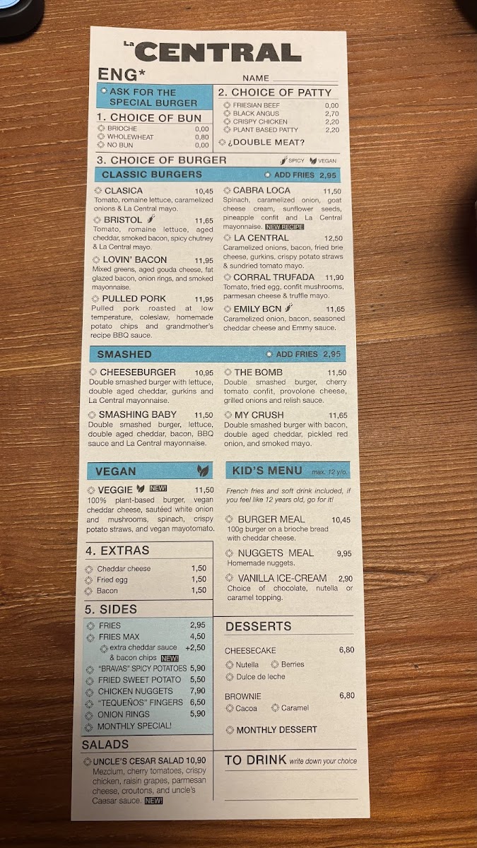 Menu La Central Burgers-10