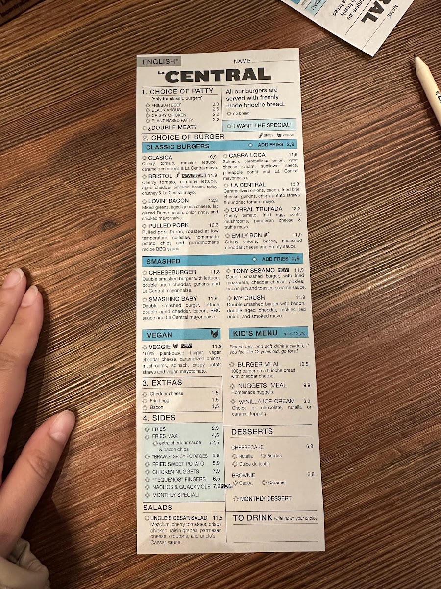 Menu La Central Burgers-4
