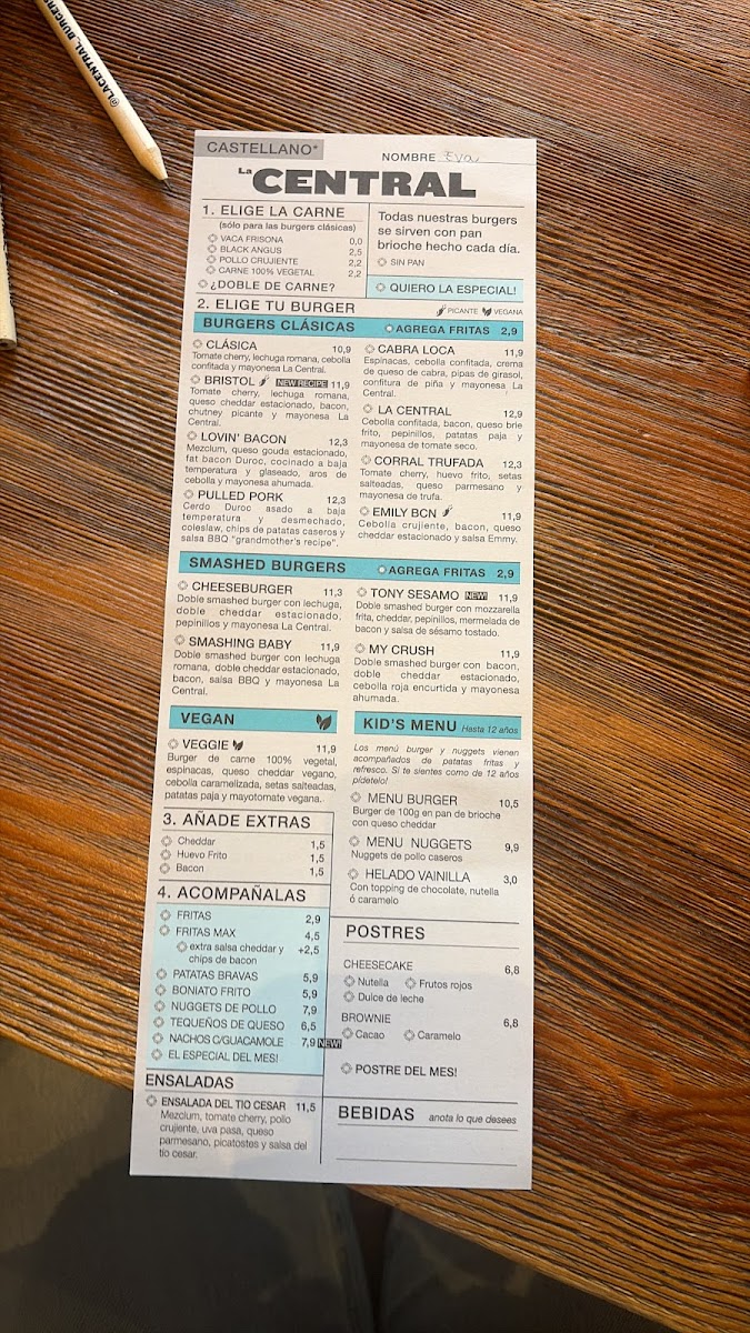 Menu La Central Burgers-5