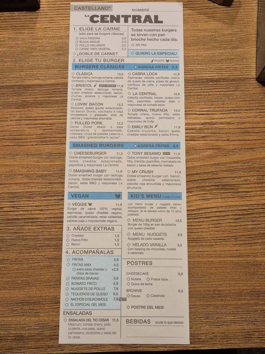 Menu La Central Burgers-6