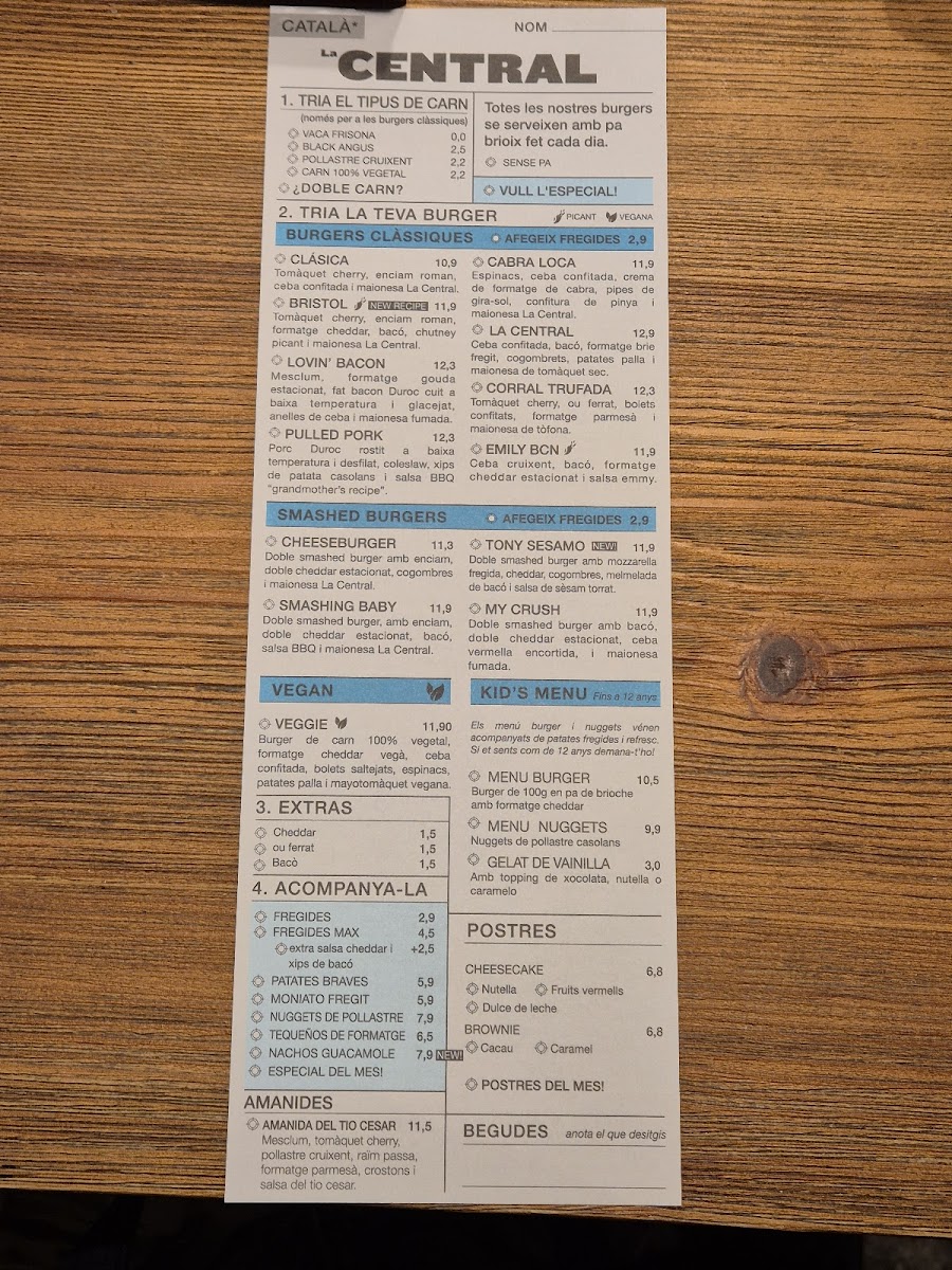 Menu La Central Burgers-7