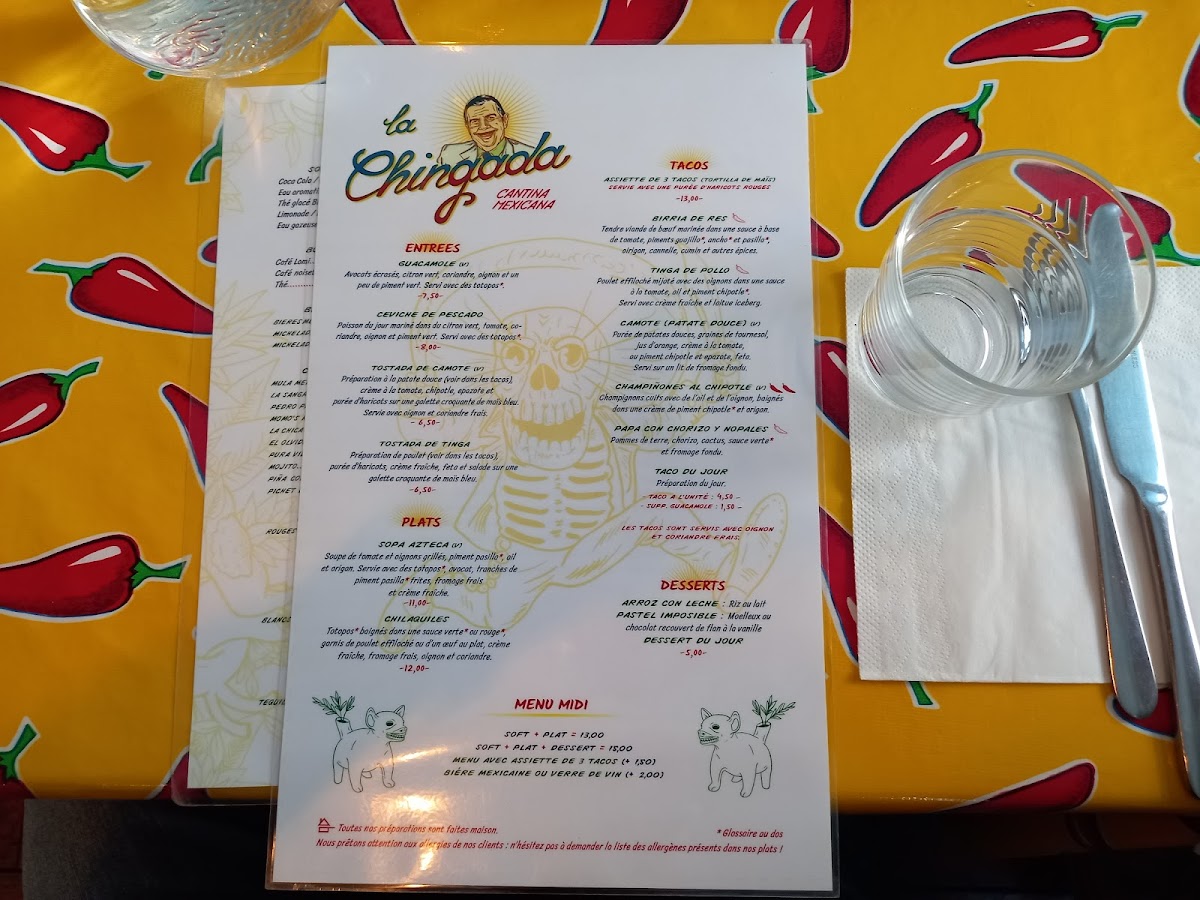 Menu La Chingada-3