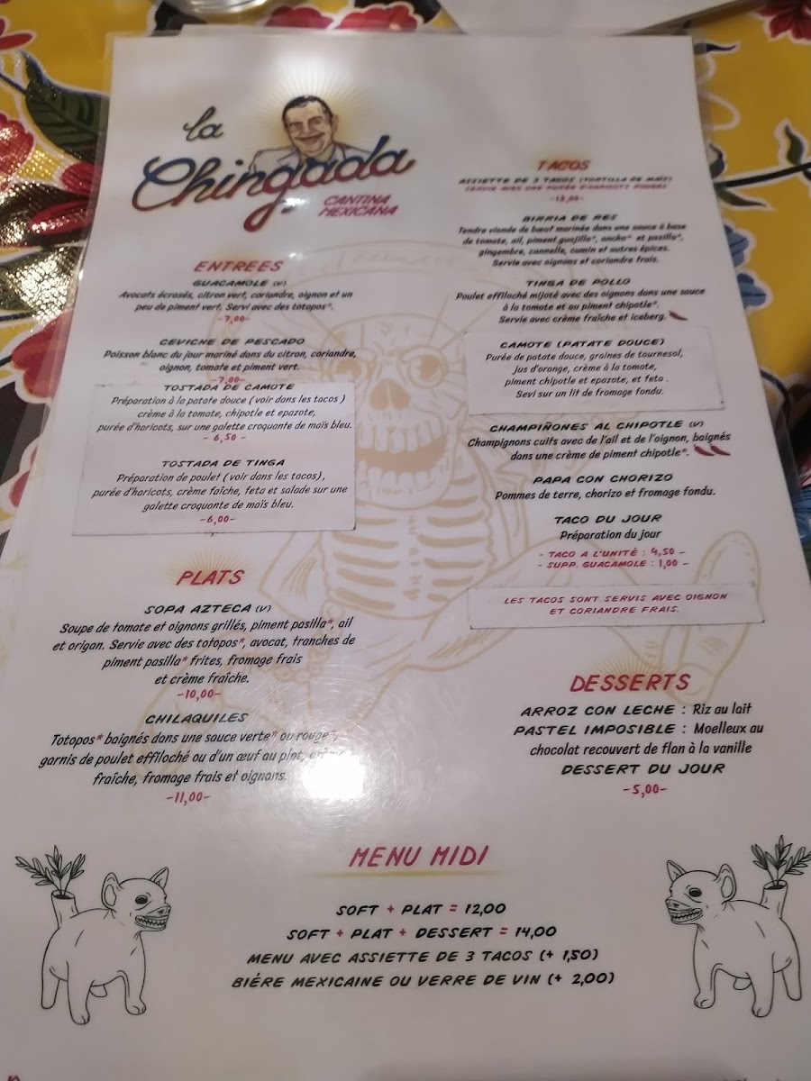 Menu La Chingada-5
