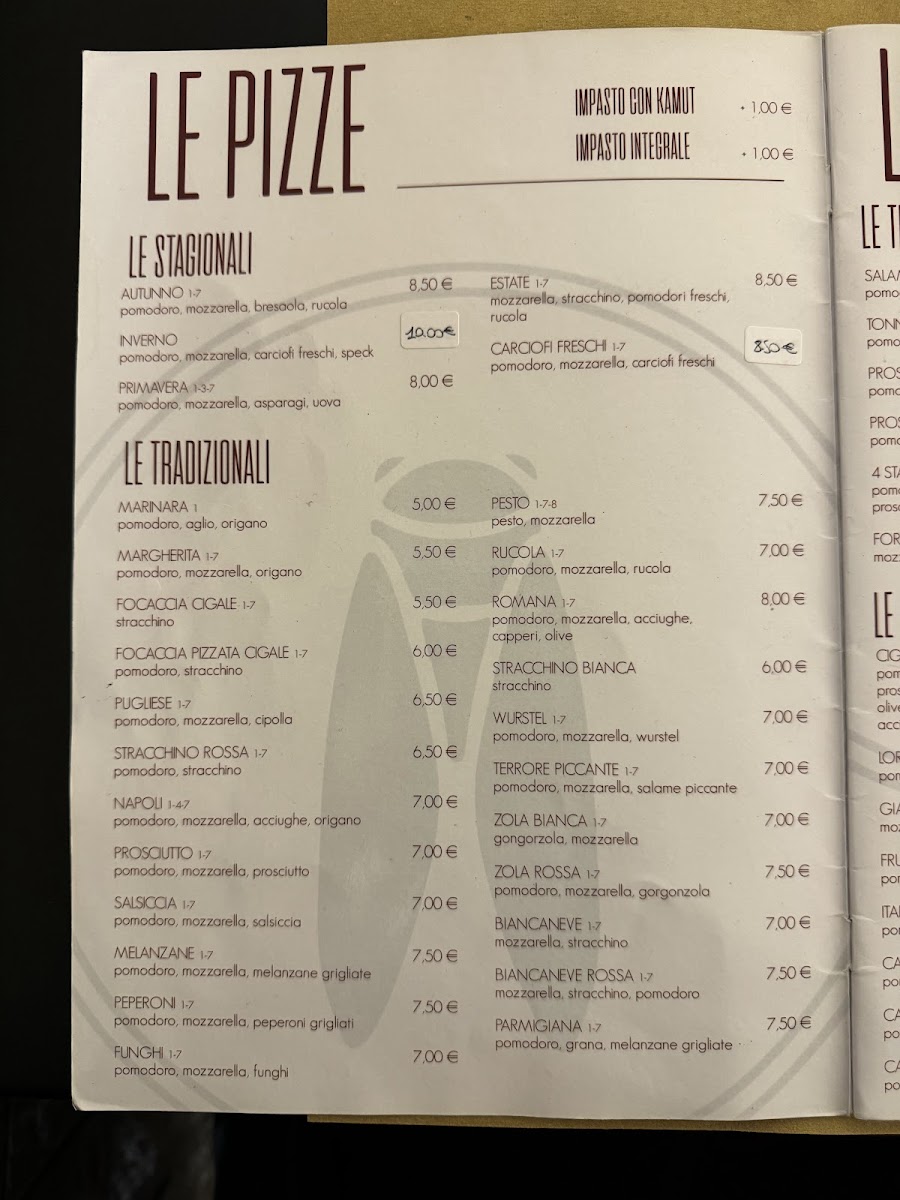 Menu La Cigale-7