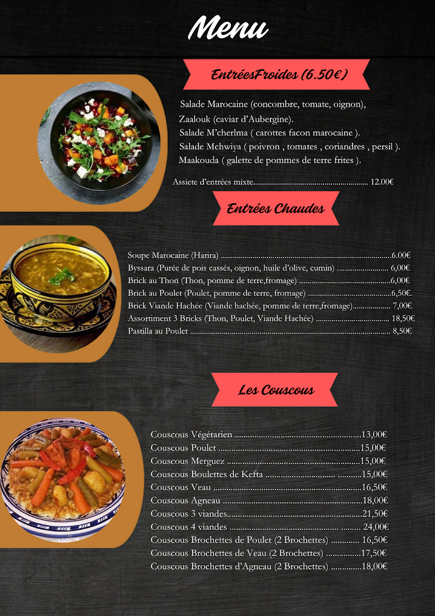 Menu La Cité Berbere-3