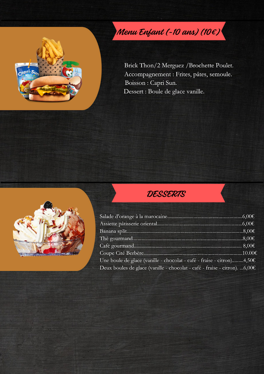 Menu La Cité Berbere-6