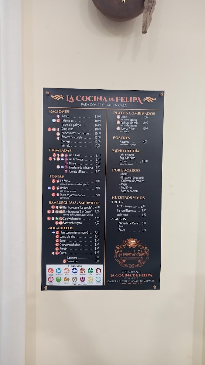 Menu La Cocina De Felipa-6