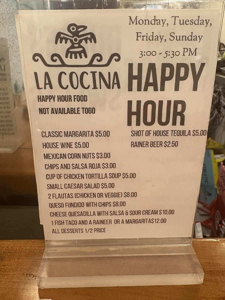 Menu La Cocina Port Townsend-10