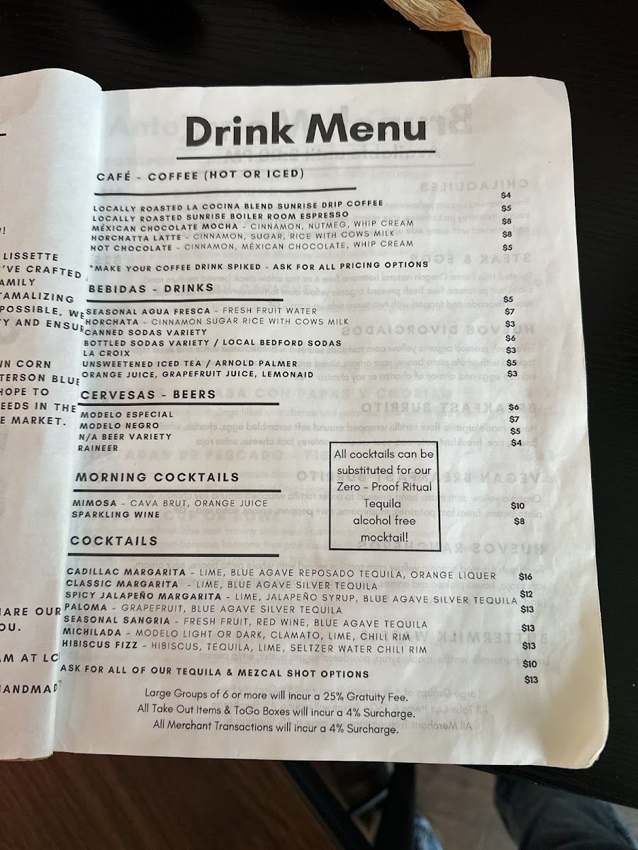 Menu La Cocina Port Townsend-6
