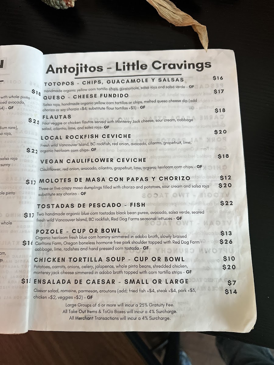 Menu La Cocina Port Townsend-7