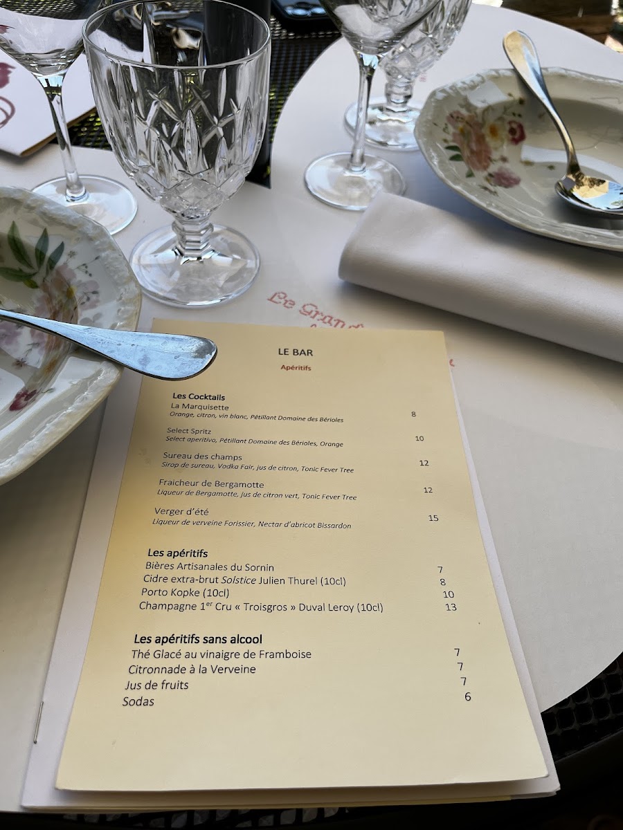 Menu La Colline Du Colombier-1