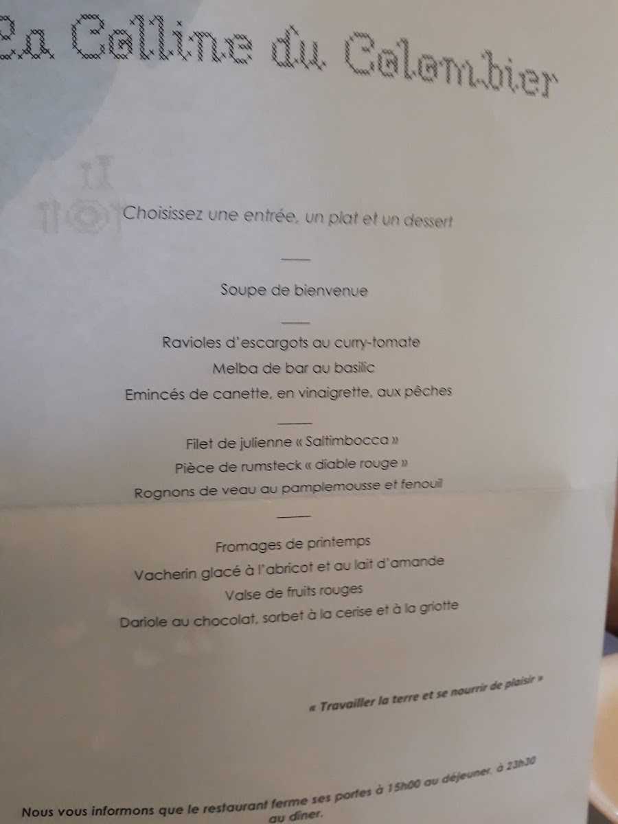 Menu La Colline Du Colombier-5
