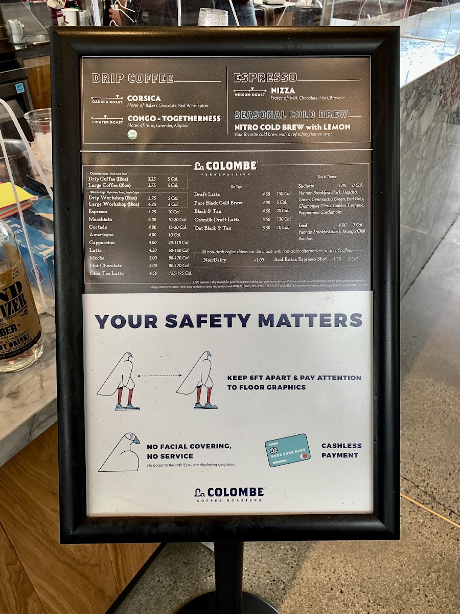Menu La Colombe Coffee-6