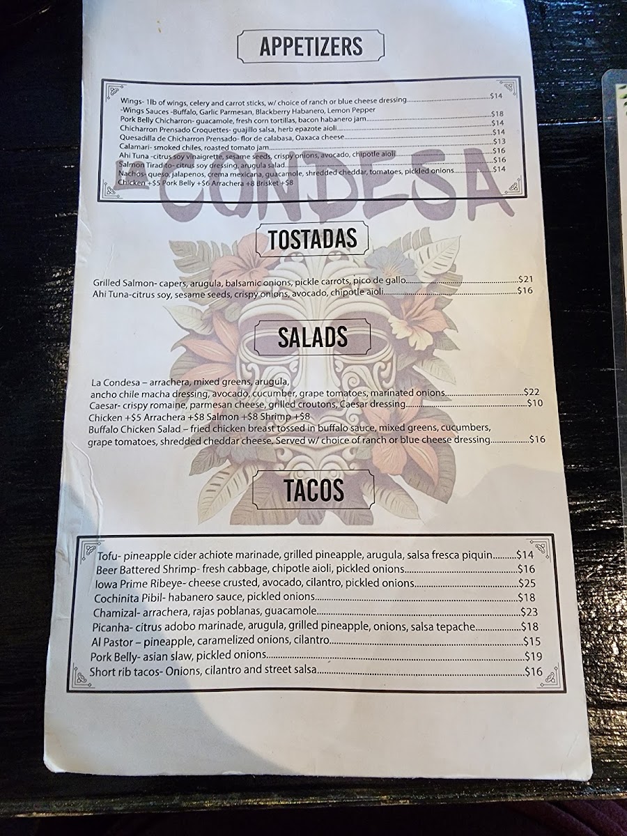 Menu La Condesa-5