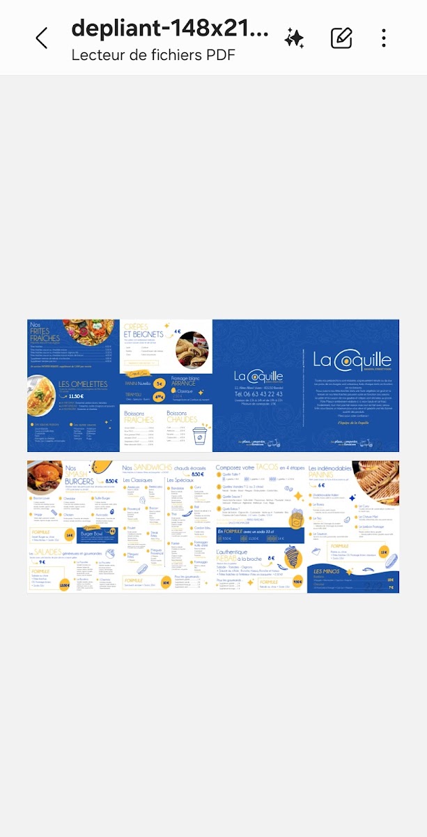 Menu La Coquille-4