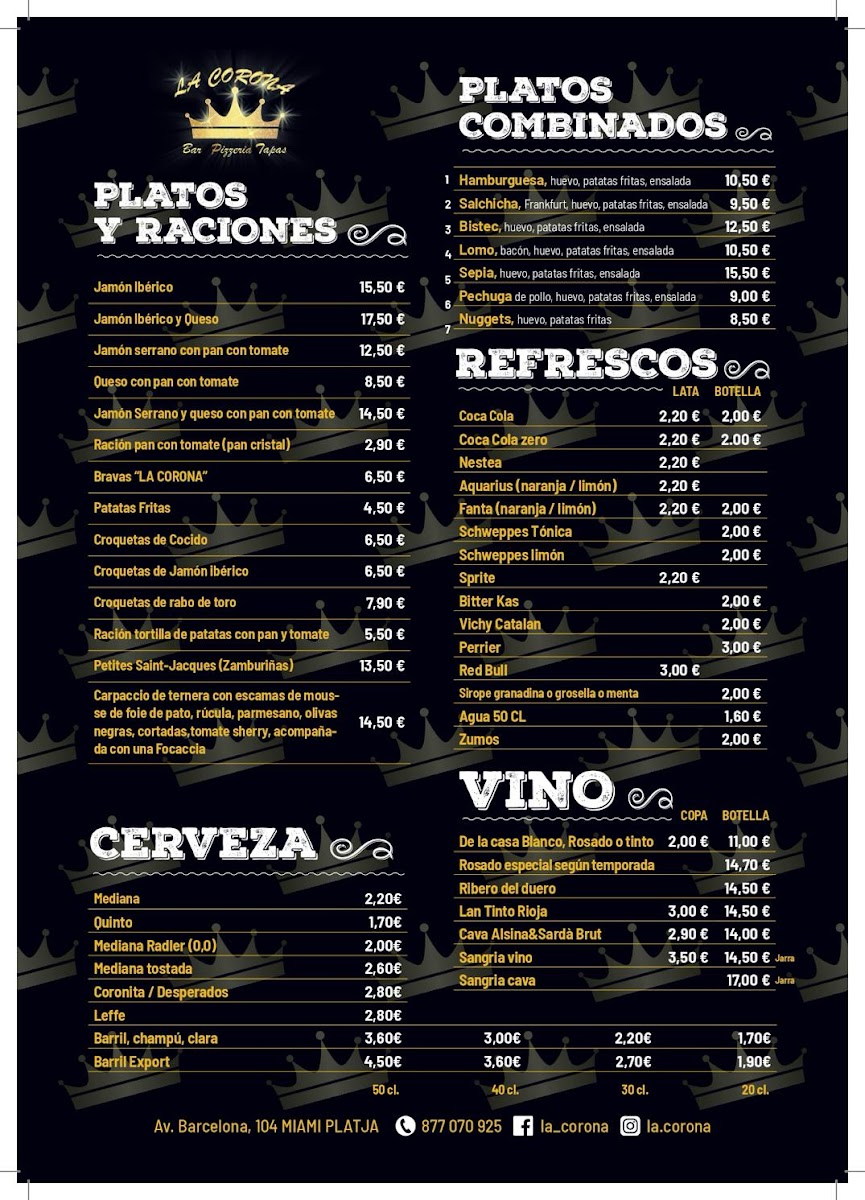 Menu La Corona Tapas-4