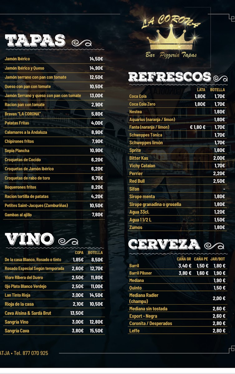 Menu La Corona Tapas-7