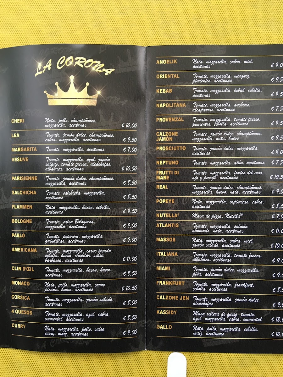 Menu La Corona Tapas-9