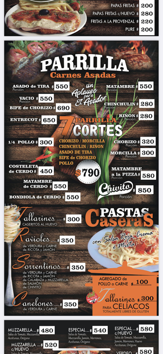Menu La Costanera Parrilla & Pastas-3