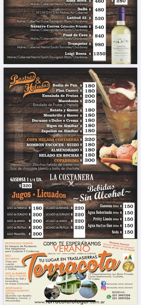 Menu La Costanera Parrilla & Pastas-4