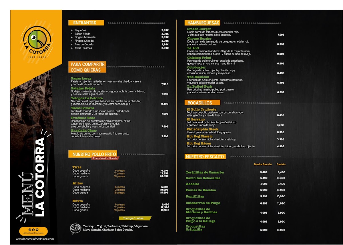 Menu La Cotorra Food Plaza-3