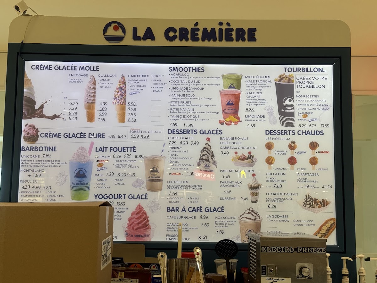 Menu La Crémière-2