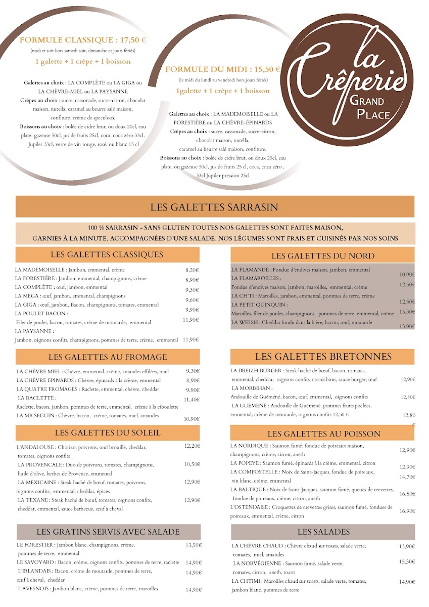 Menu La Crêperie Grand Place-1