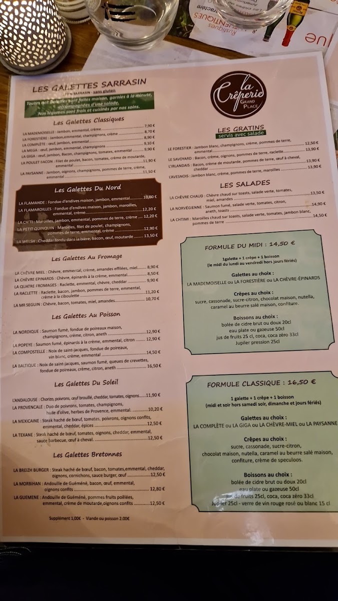 Menu La Crêperie Grand Place-3