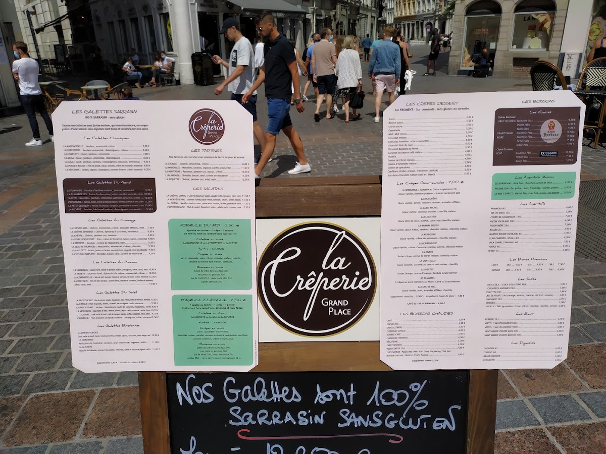 Menu La Crêperie Grand Place-8